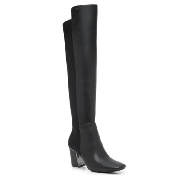 DKNY Cilli Knee high Boot in Black EUC Size 9.5 - Picture 1 of 10